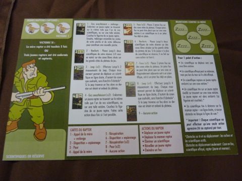 le plateau individuel avec le rappel des pouvoirs