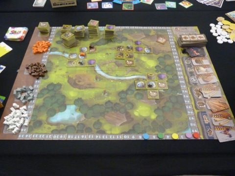 vue du plateau et du matériel d'Hoyuk (trophée FLIP 2007)