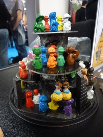 les twinples… petits pions en résine peinte pour remplacer ses meeples