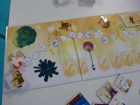 le plateau et quelques tuiles