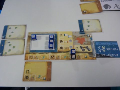 Mon plateau individuel avec mes dés 