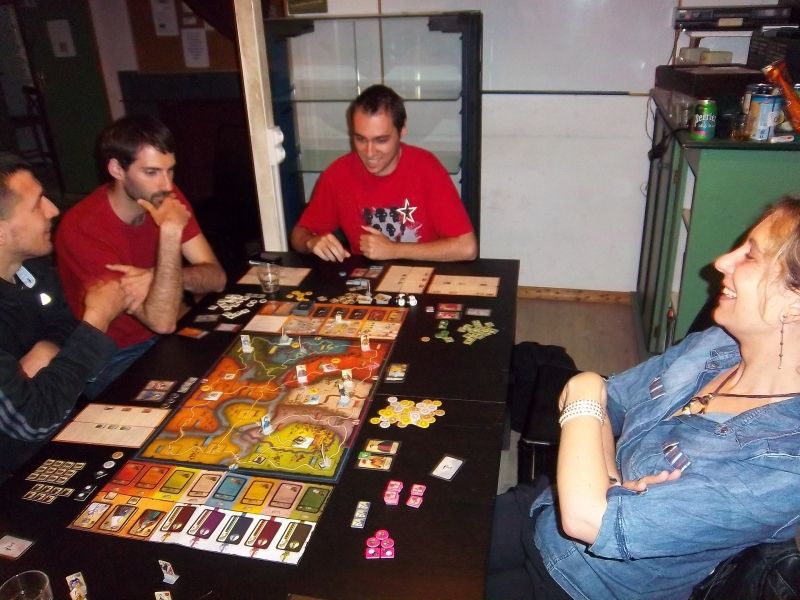 Les protagonistes de cette partie : de g. à d. messieurs Thibault, Cartal, Kapitch et Dame Béatrice.