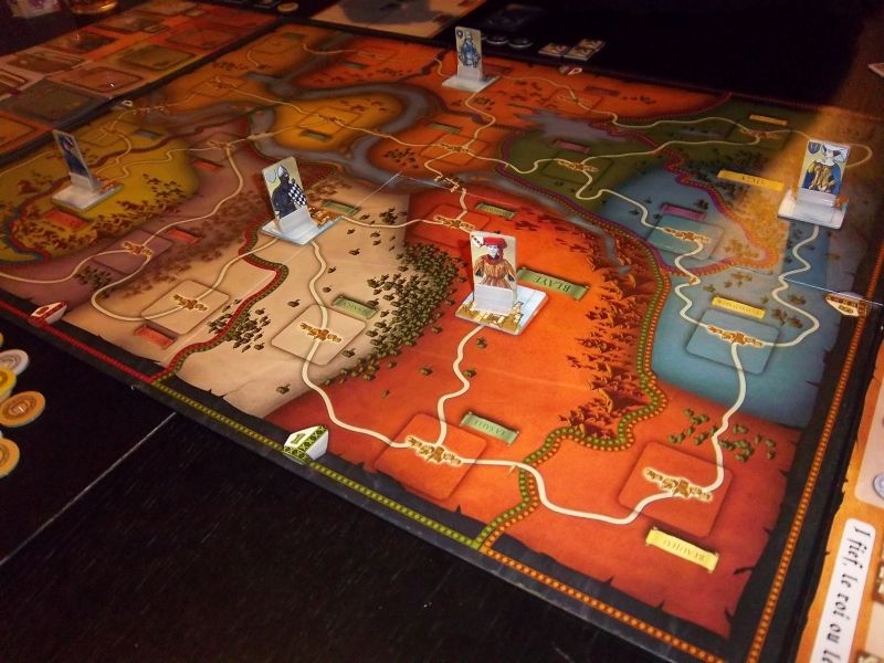 La mise en place de départ...