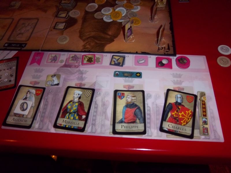 Ma famille vers la fin de la partie...