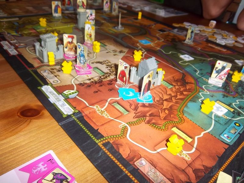 Résultat : un plateau de Fief couvert de lapins ! Et  jaunes en plus... 