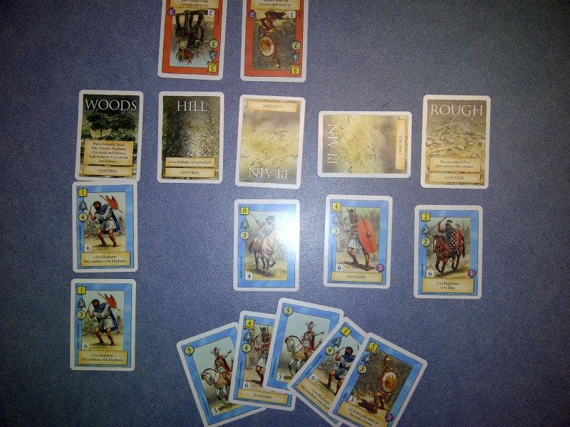 L'armée hellénistique bleue reste maîtresse du terrain!