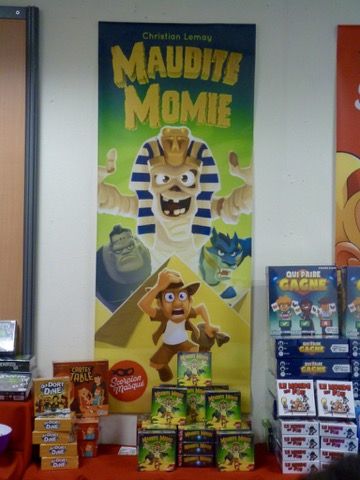 Maudite Momie le dernier jeu de Christian Lemay, le "big boss" chez le Scorpion Masqué