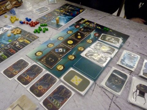 Otys une première coédition Pearl Games et Libellud essayé aux Asmonights... un jeu plutôt orienté gamer !