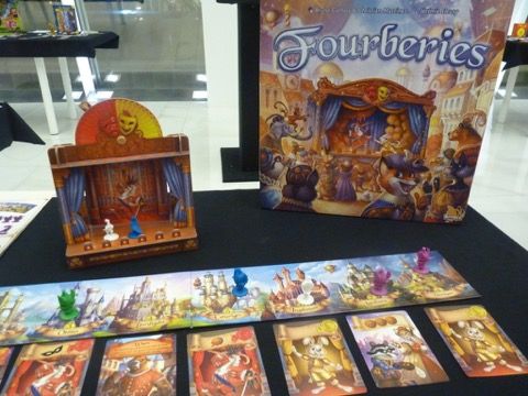 La scène de théâtre de Fourberies...