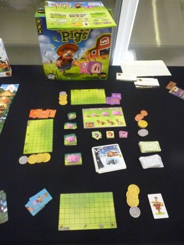 Happy Pigs la localisation de Iello du jeu éponyme précédemment édité chez Swann Panasia