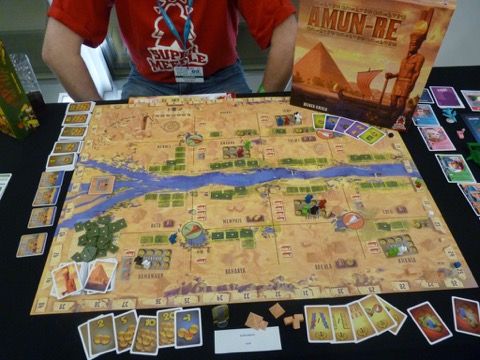 Le Knizia Amun Re réédité superbement par Supermeeple