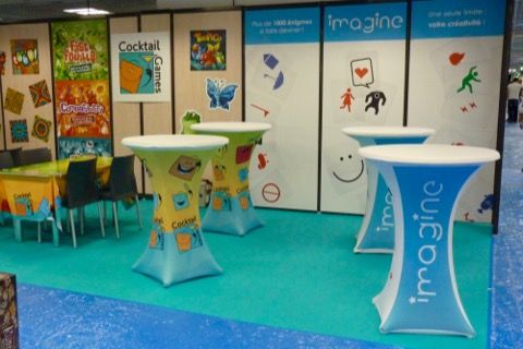 Cocktail Games avec une mise en avant du succès de l'année Imagine nominé aux As d'Or et dont on attend les auteurs japonais sur la croisette ce week-end.