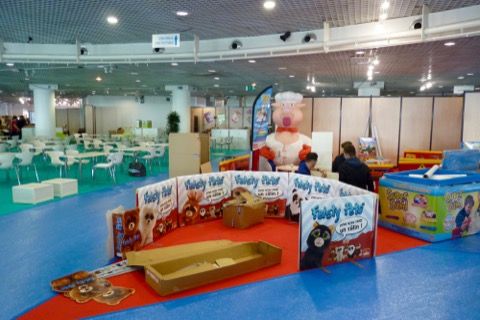 Une vue de l'autre côté de l'espace famille.