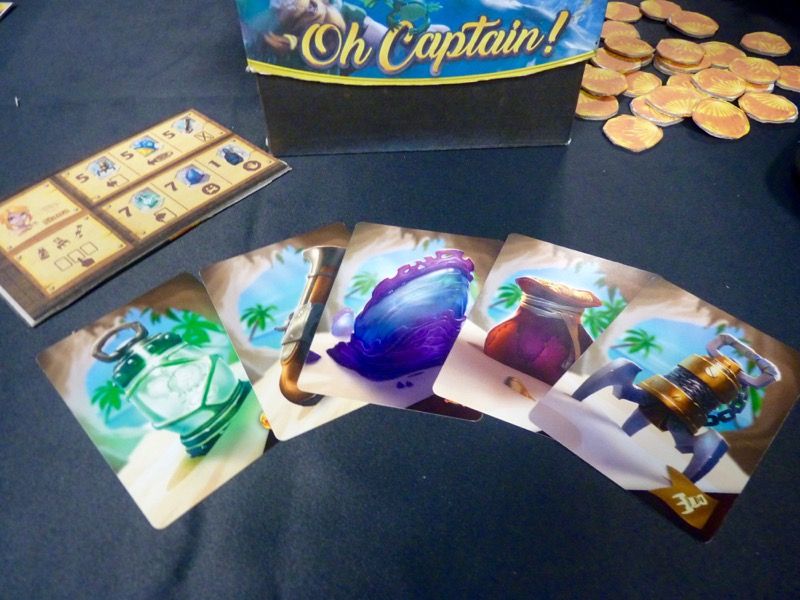 Le matériel du proto et les cartes du jeu.