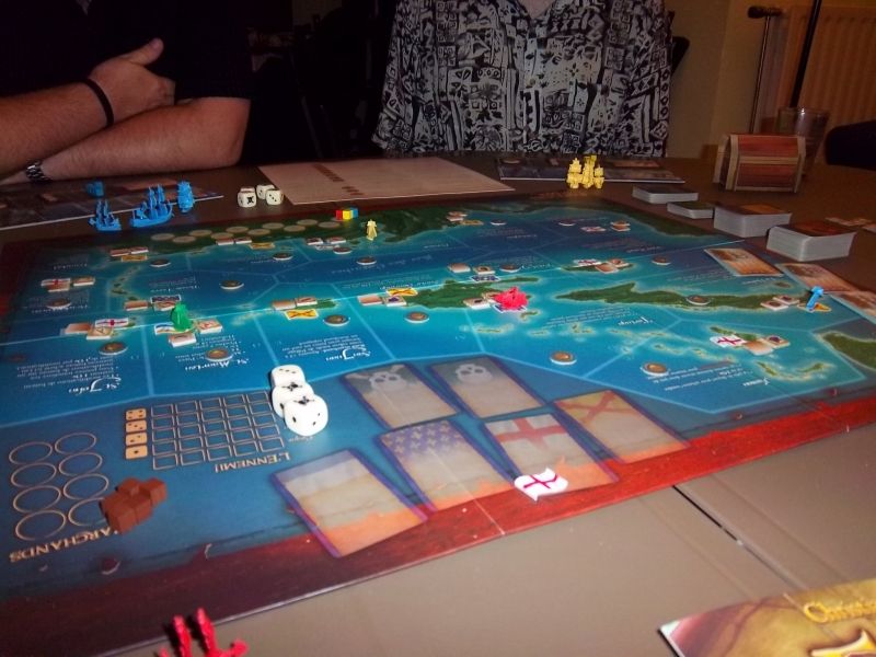 Nos positions de départ : tout le monde en sloop !