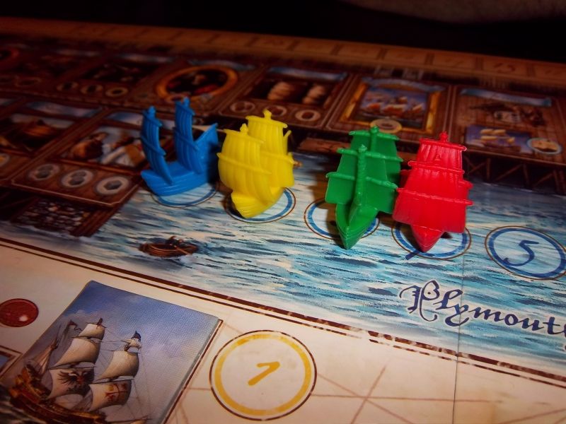 Le départ de Plymouth...