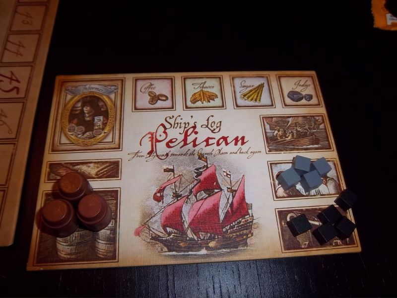 Mon fier navire, prêt pour partir dans une expédition qui sera surtout guerrière à ce tour...