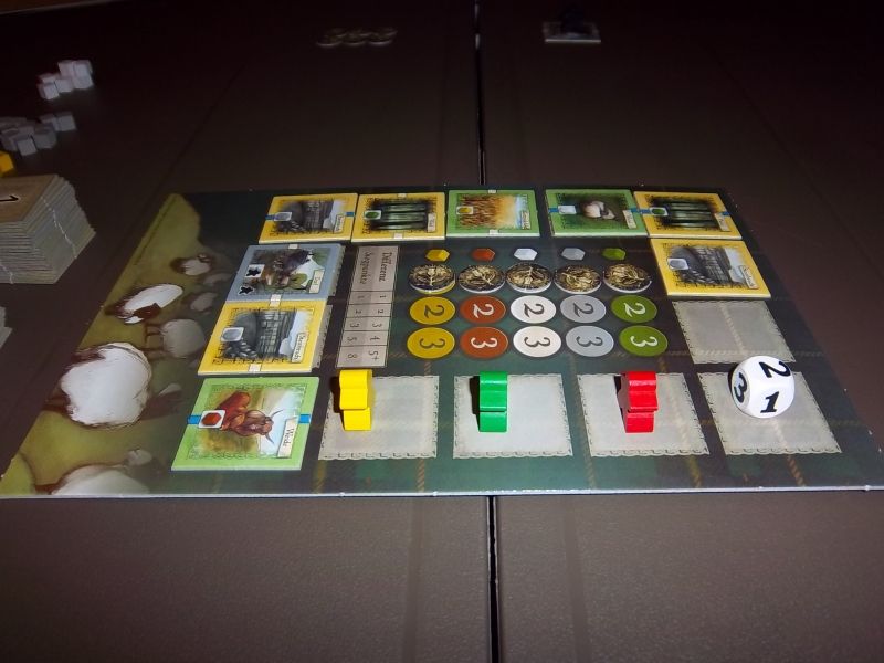 Le plateau centrale avant d'entamer les hostilités...