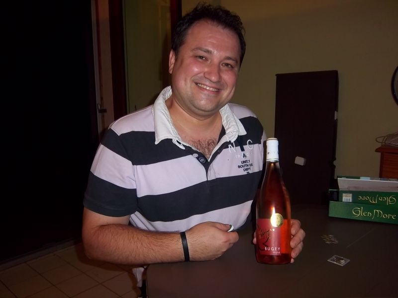 On avait pas de Whiskey hier soir, mais du Bugey, cher au coeur de monsieur Lilajax...à consommer avec modération évidemment.