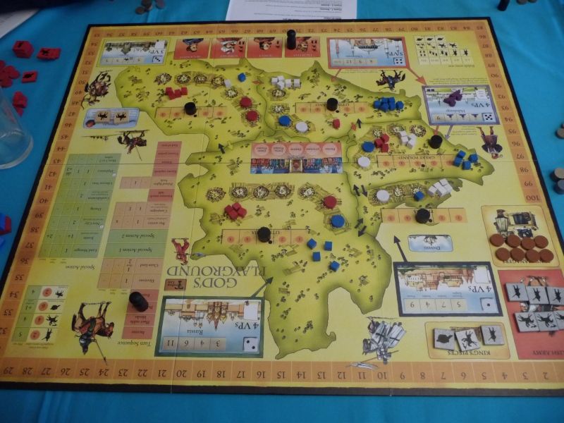 Premier tour, avant le déclenchement des hostilités