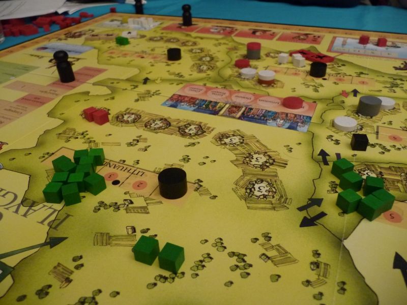 Vers la fin du quatrième tour : l'invasion Russe