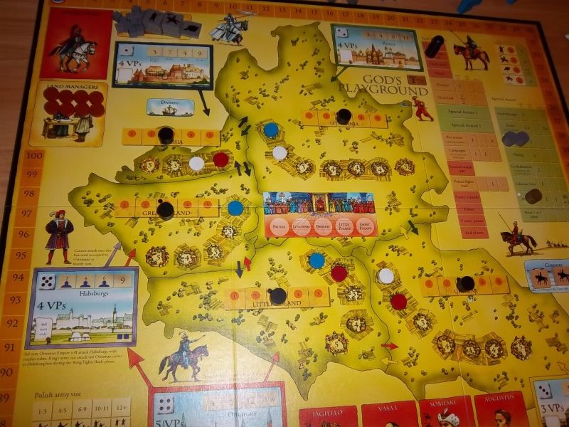 La disposition des domaines au premier tour...