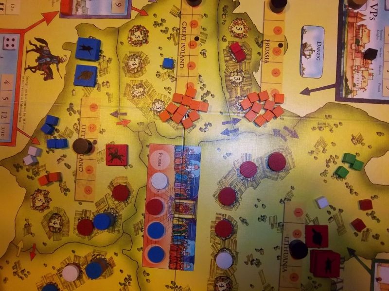 Le dernier tour : Les Ottomans ont pris la Grande Pologne et le Prusse.