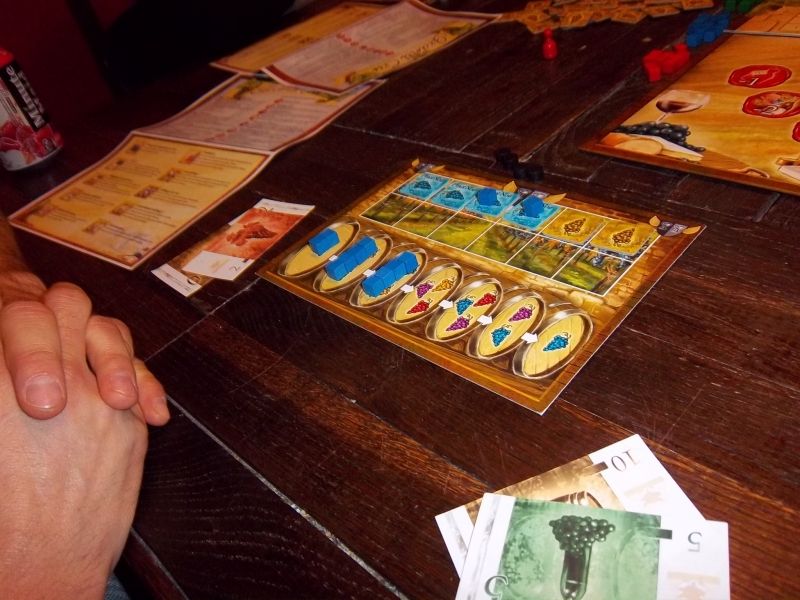 Le plateau de Fabrice, l'obsédé du Pinot noir...