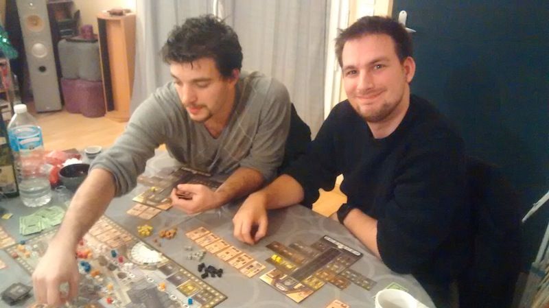 Pierre en mode grimace :)