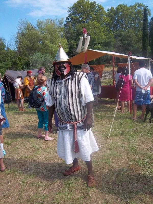 Un redoutable guerrier Nubien de l'armée carthaginoise.