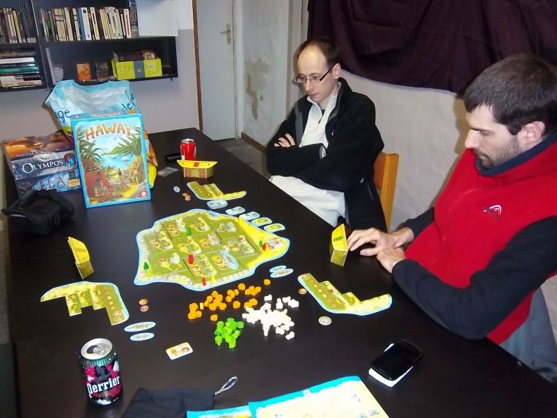 Mes deux adversaires qui réflechisent sur l'avenir de leurs villages...