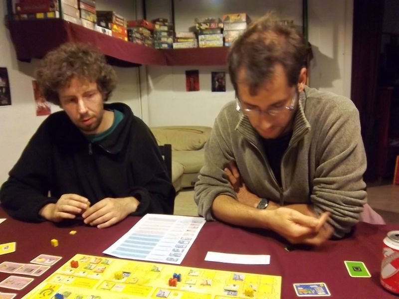 Luc, le futur vainqueur, en pleine reflexion...