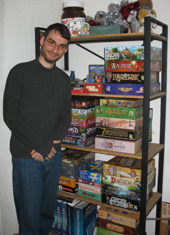 Monsieur Cyril avec sa ludo