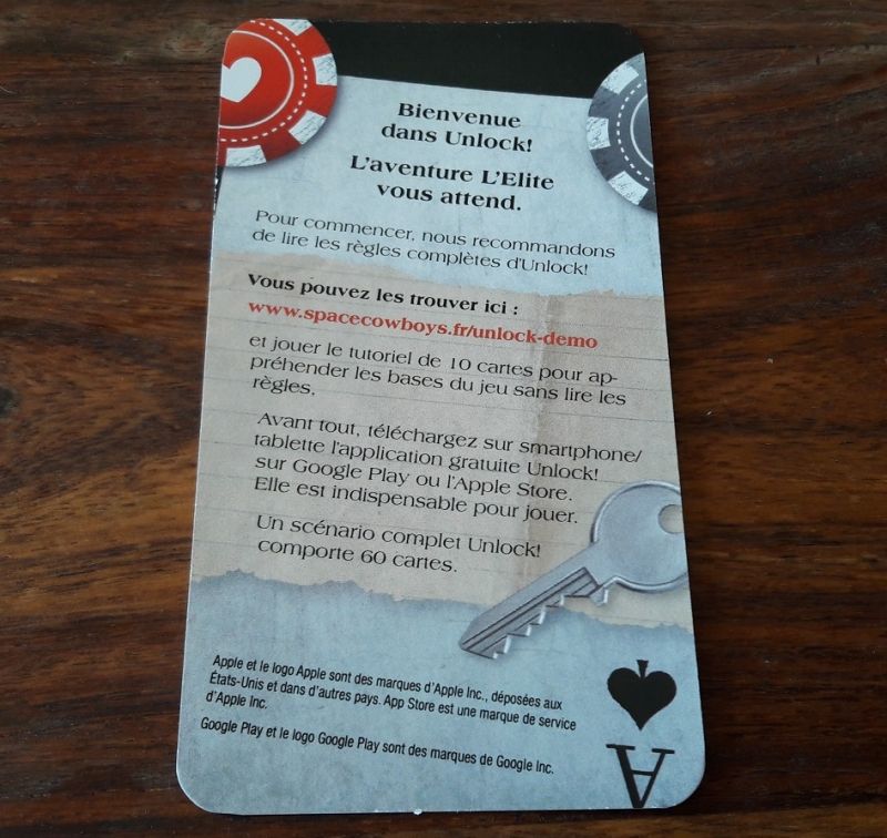 Le fameux scénario de la boite de démonstration : Elite