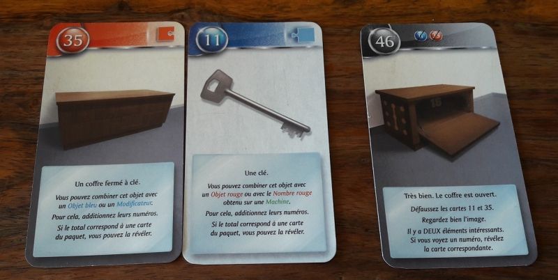 Comme c'est le tutoriel sur chaque carte on nous dit quoi chercher et quoi faire : après ce ne sera plus pareil !