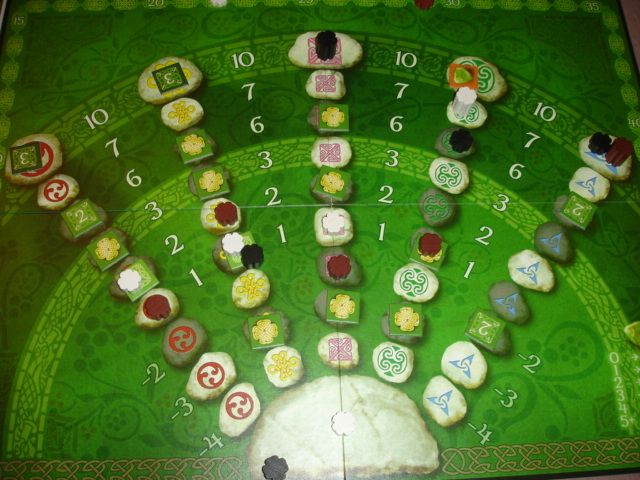 Le plateau final en mode 3 joueurs