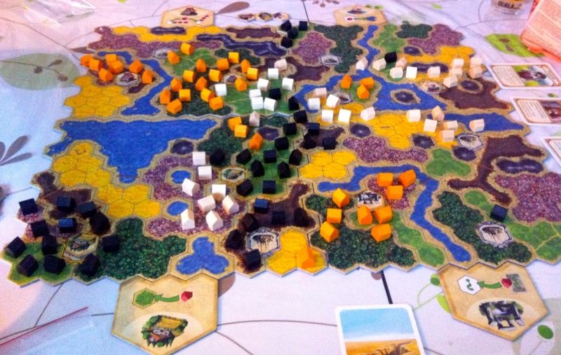 Plateau en fin de partie