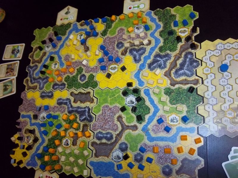 une vue du plateau final...