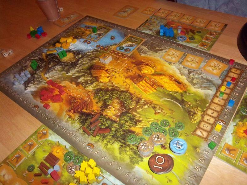 Avant le décompte final... notez la position du marqueur de point rouge...