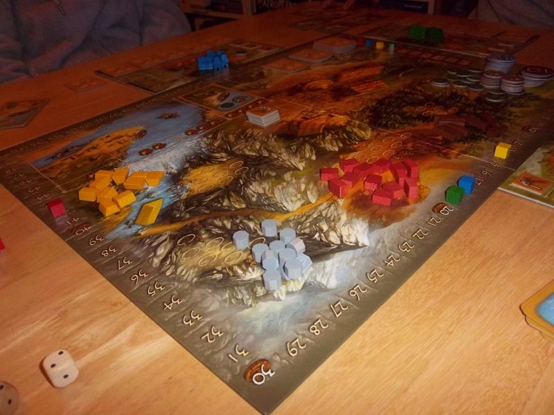 Notez à présent la position du marqueur de point rouge... merci pour cette partie.  Hin, hin, hin...!