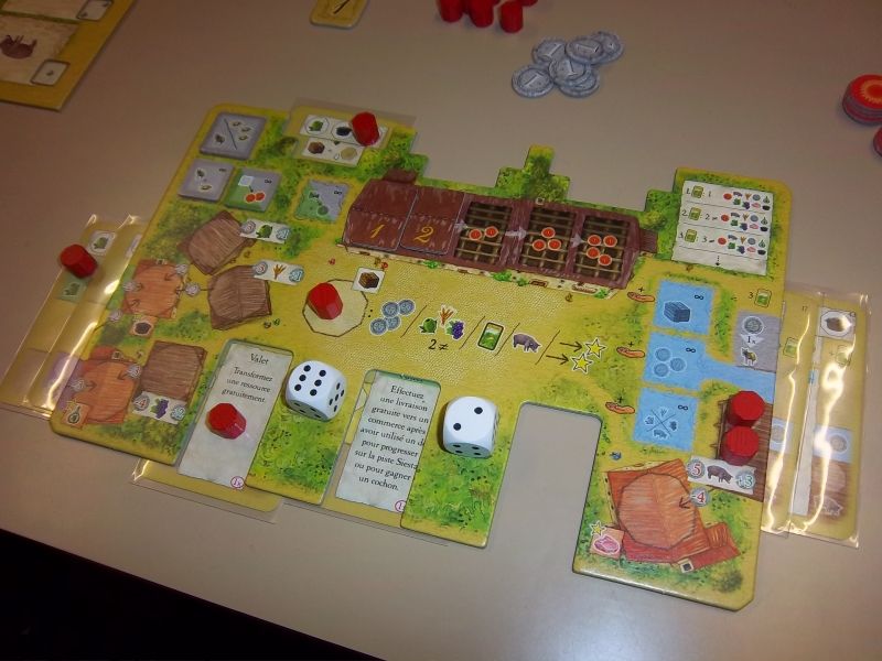 Mon plateau individuel à un moment donné...