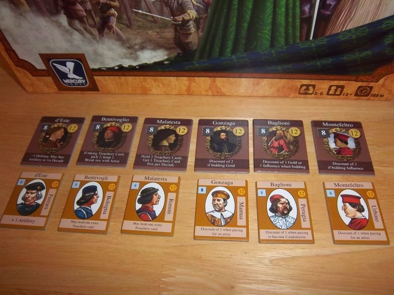 Les nouveaux personnages (rangée du haut)  avec leurs pouvoirs revisités, vous pouvez comparer avec les personnages de la première édition (rangée du bas).