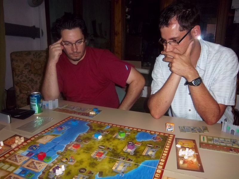 Magicnes et Lupo666, concentrés sur le plateau de Lancaster. 