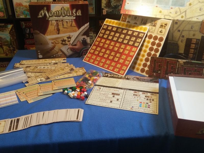 Le matériel après dépunchage.