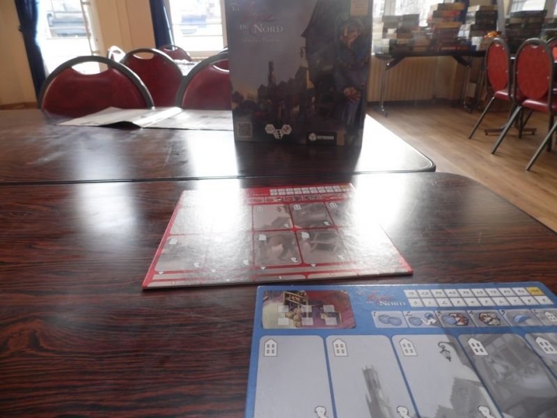 La Venise du Nord parmi les jeux en présentation. Pas de Catane. Ce jeu l'aurait-il remplacé ?