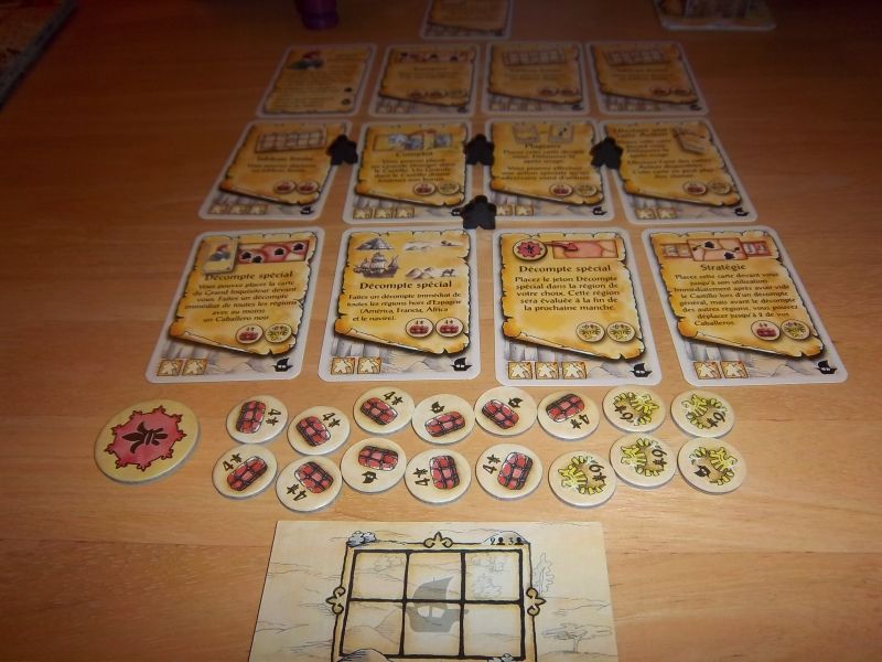 cartes actions de l'extension Grand Inquisiteur et Colonies