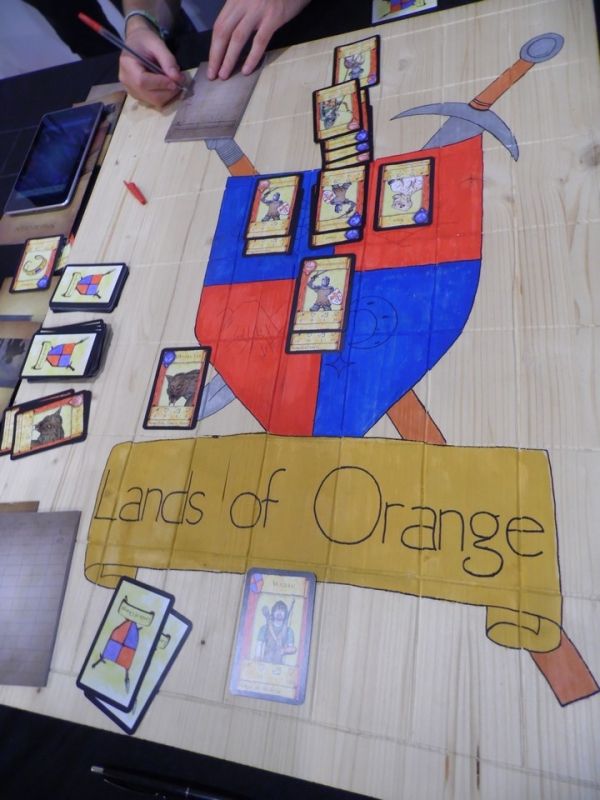 Le jeu, joué sur un beau plateau à l'occasion de ce salon...