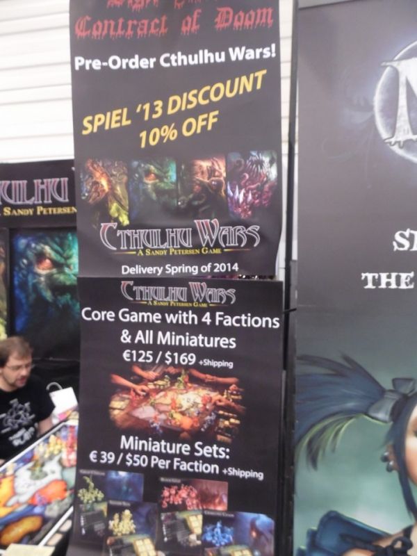 Cthulhu Wars :  oui, 125€, vous avez bien lu !