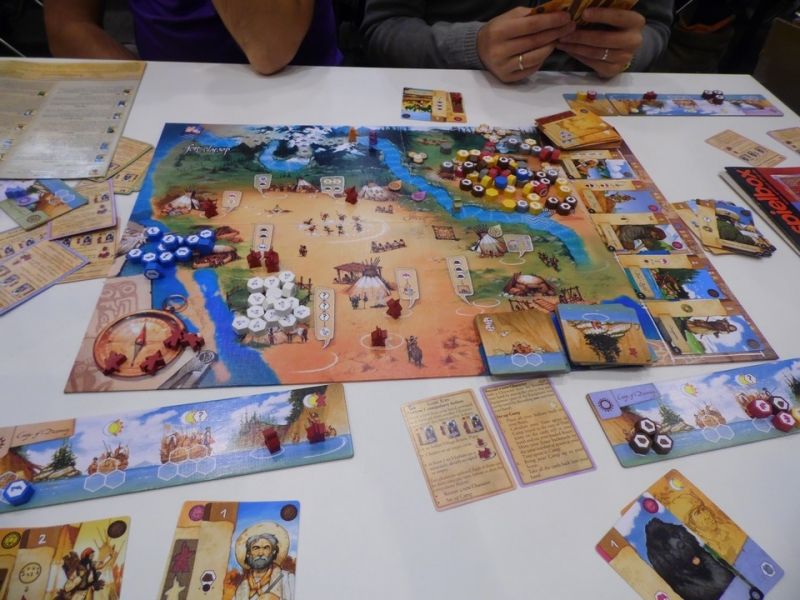 Le jeu du stand Ludonautes : Lewis & Clarck