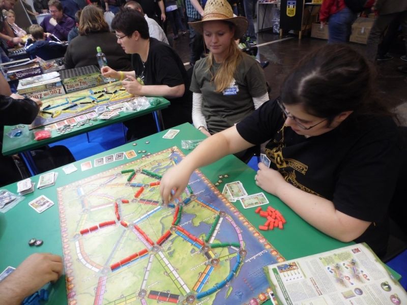 Un nouveau plateau de jeu pour "les aventuriers du rail".